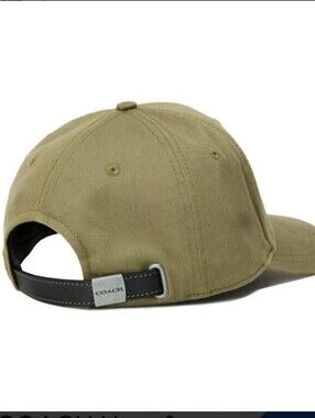 Coach Beige and Brown Cap